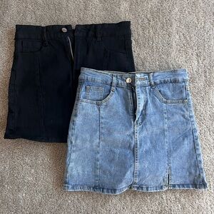 Denim Skorts